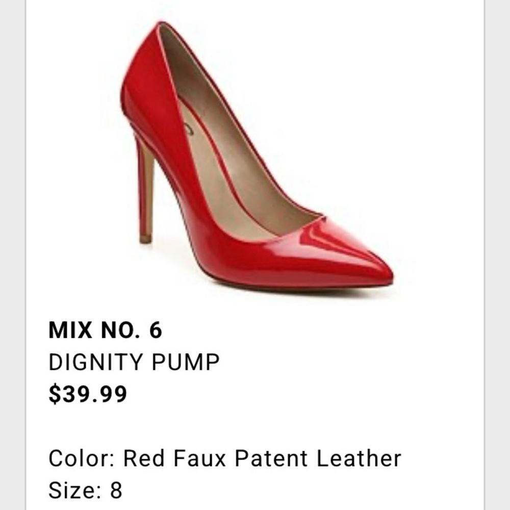 Mix No. 6 Dignity Pump in Red